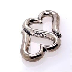 James Avery Heart to Heart Sterling Silver Charm